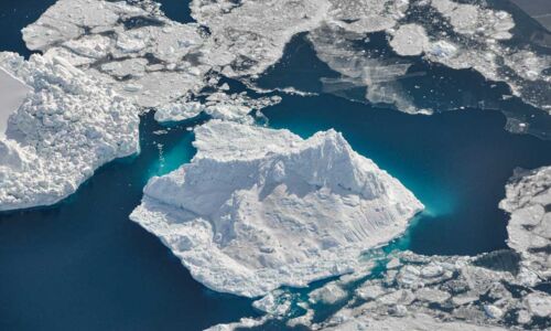 In Grönland gibt es drei Eisarten
