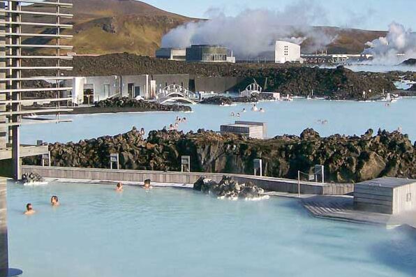 Die berühmte Blaue Lagune ca. 50 km von Reykjavik entfernt