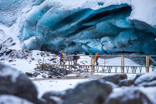 Tolle Gletschererfahrungen während der mittleren Gletschertour in Skaftafell (c) Björgvin Hilmarsson