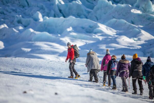 Gletscherwanderung auf dem Solheimajökull in Island