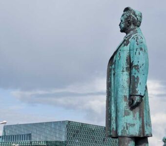 Statue von Hannes Hafstein, dem ersten Premierminister Islands