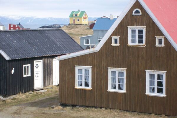 Zauberhafte Insel Flatey im Breidafjördur in Island